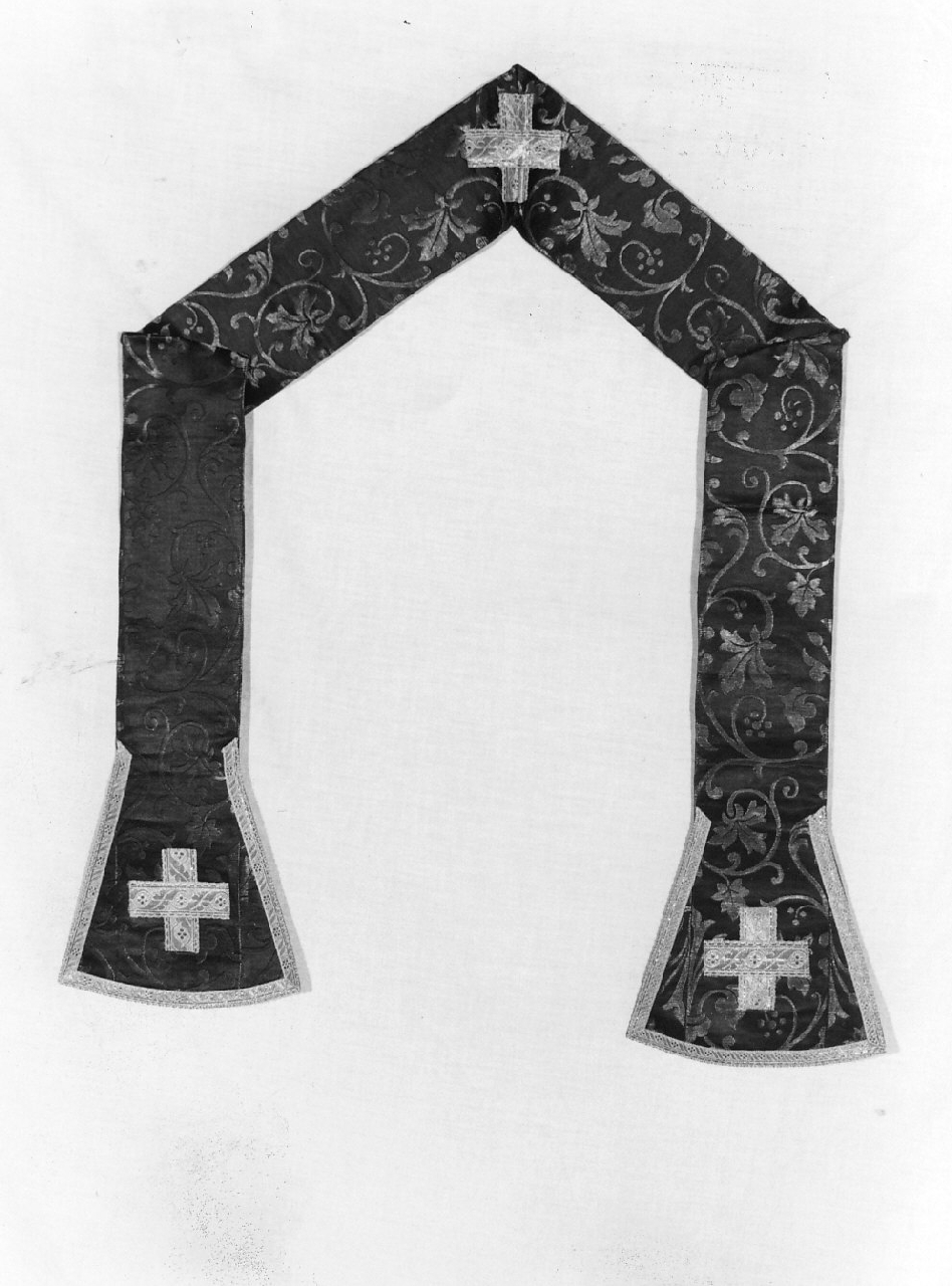 stola, opera isolata - manifattura calabrese (fine sec. XIX)