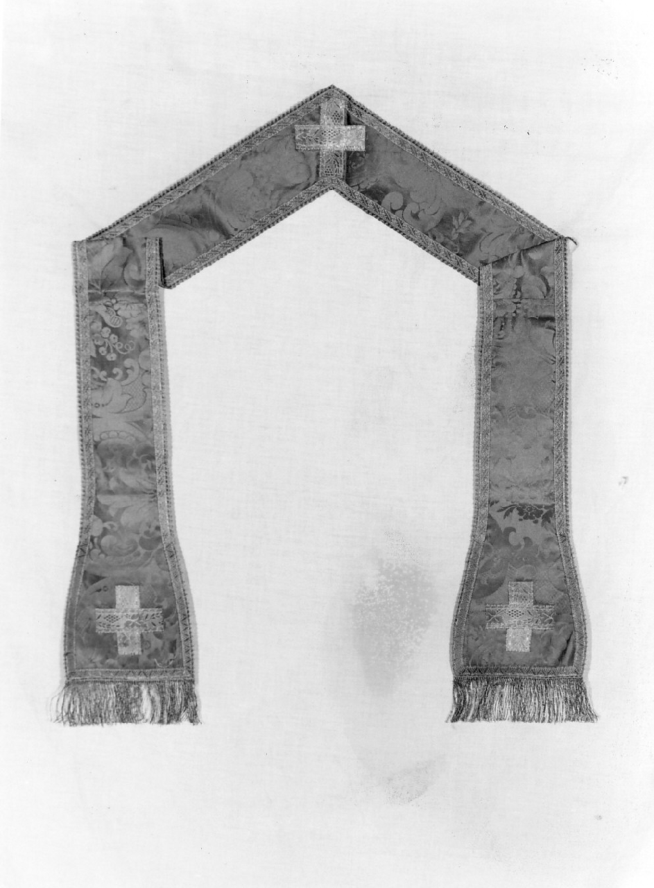 stola, opera isolata - manifattura calabrese (sec. XIX)