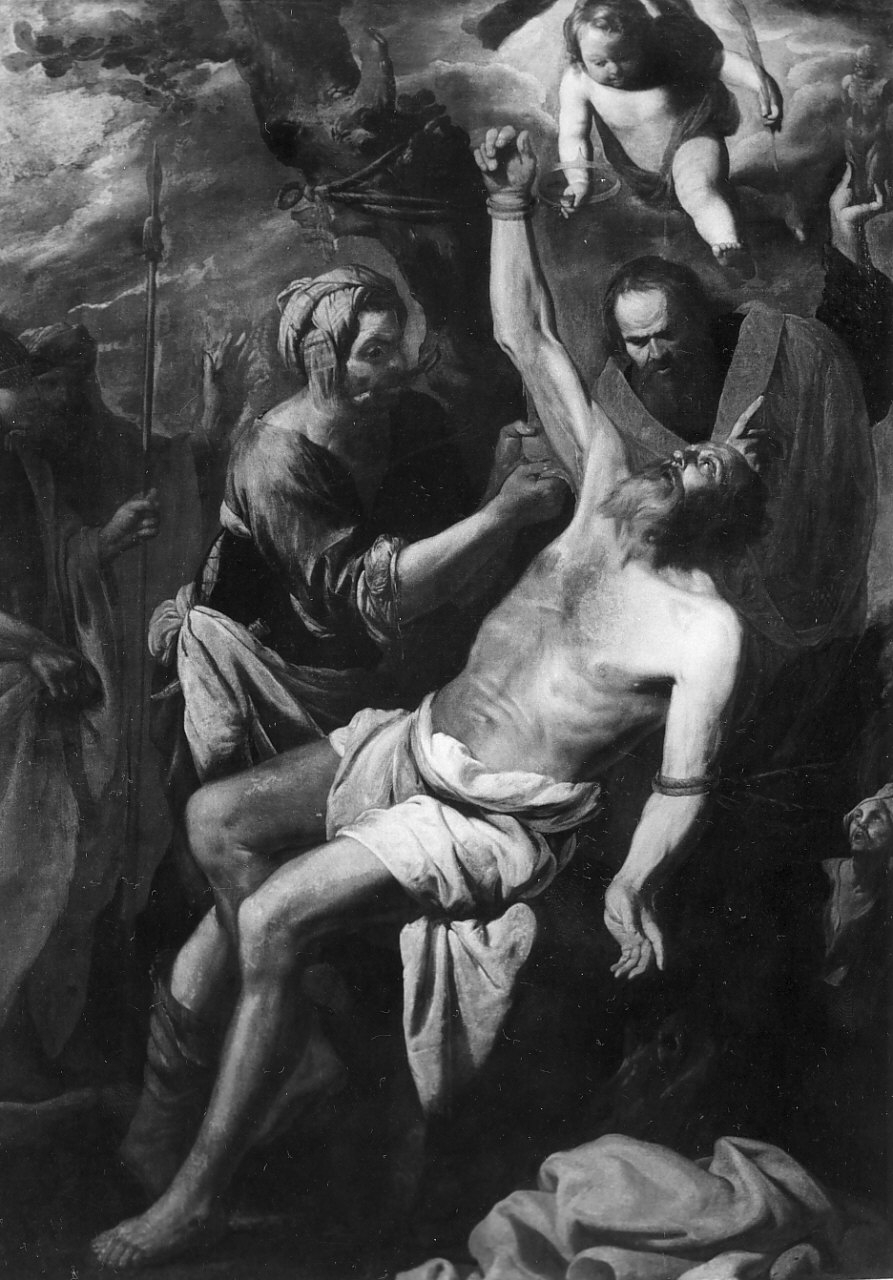Martirio di San Bartolomeo, Martirio di San Bartolomeo (dipinto, opera isolata) di Novelli Pietro (attribuito) - ambito Italia meridionale (prima metà Sec. XVII)