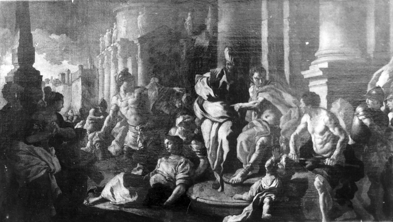 Morte di Virginia, Morte di Virginia (dipinto, opera isolata) di Cannizzaro Vincenzo (attribuito) - ambito Italia centro-meridionale (seconda metà Sec. XVIII)