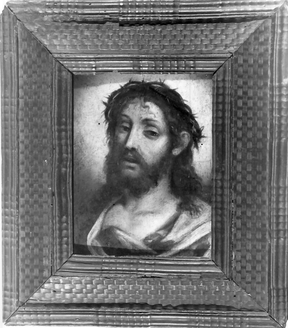Ecce Homo (dipinto, opera isolata) - ambito fiammingo (sec. XVI)