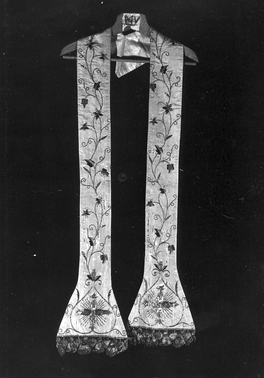 stola, opera isolata - manifattura napoletana (seconda metà sec. XVIII)