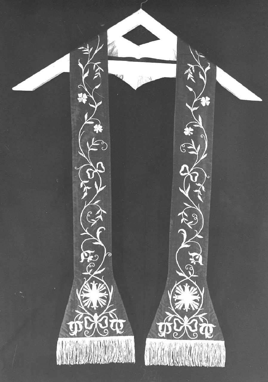 stola, opera isolata - manifattura napoletana (secondo quarto sec. XIX)