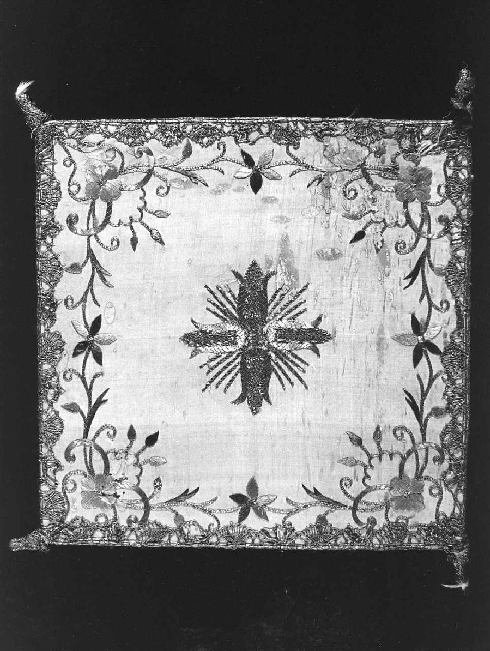 corporale, opera isolata - manifattura napoletana (inizio sec. XIX)