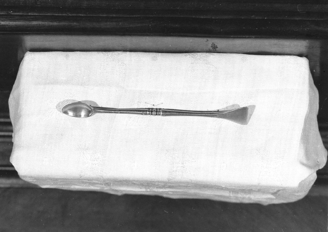 cucchiaio per incenso, opera isolata - bottega Italia meridionale (sec. XIX)