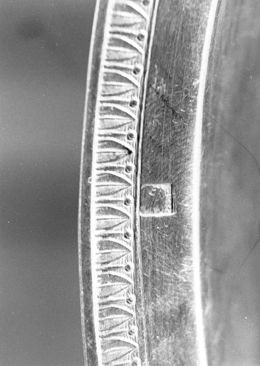 bacile, opera isolata - bottega napoletana (sec. XIX)