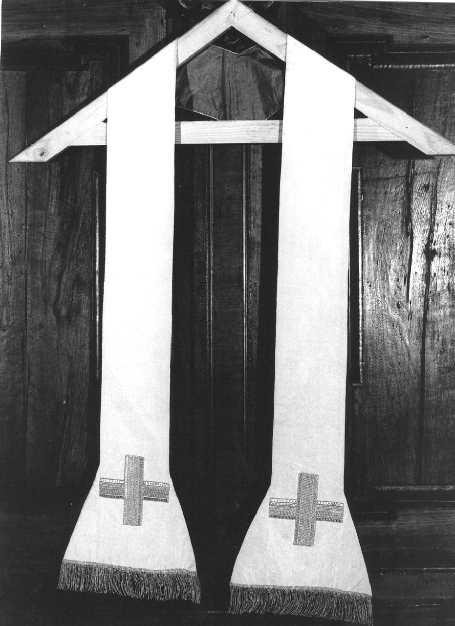 stola, opera isolata - manifattura calabrese (sec. XIX)