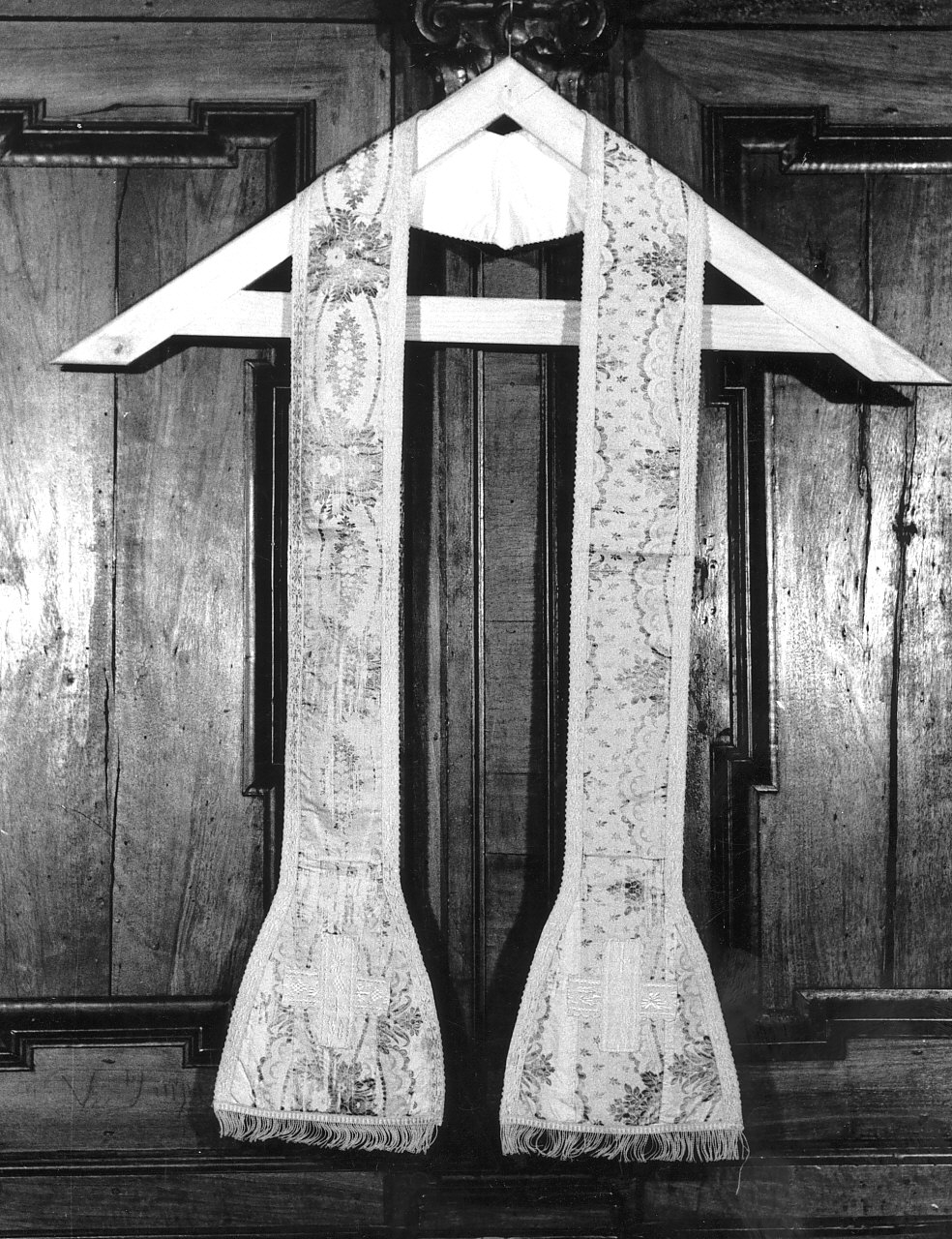 stola, opera isolata - manifattura calabrese (sec. XIX)