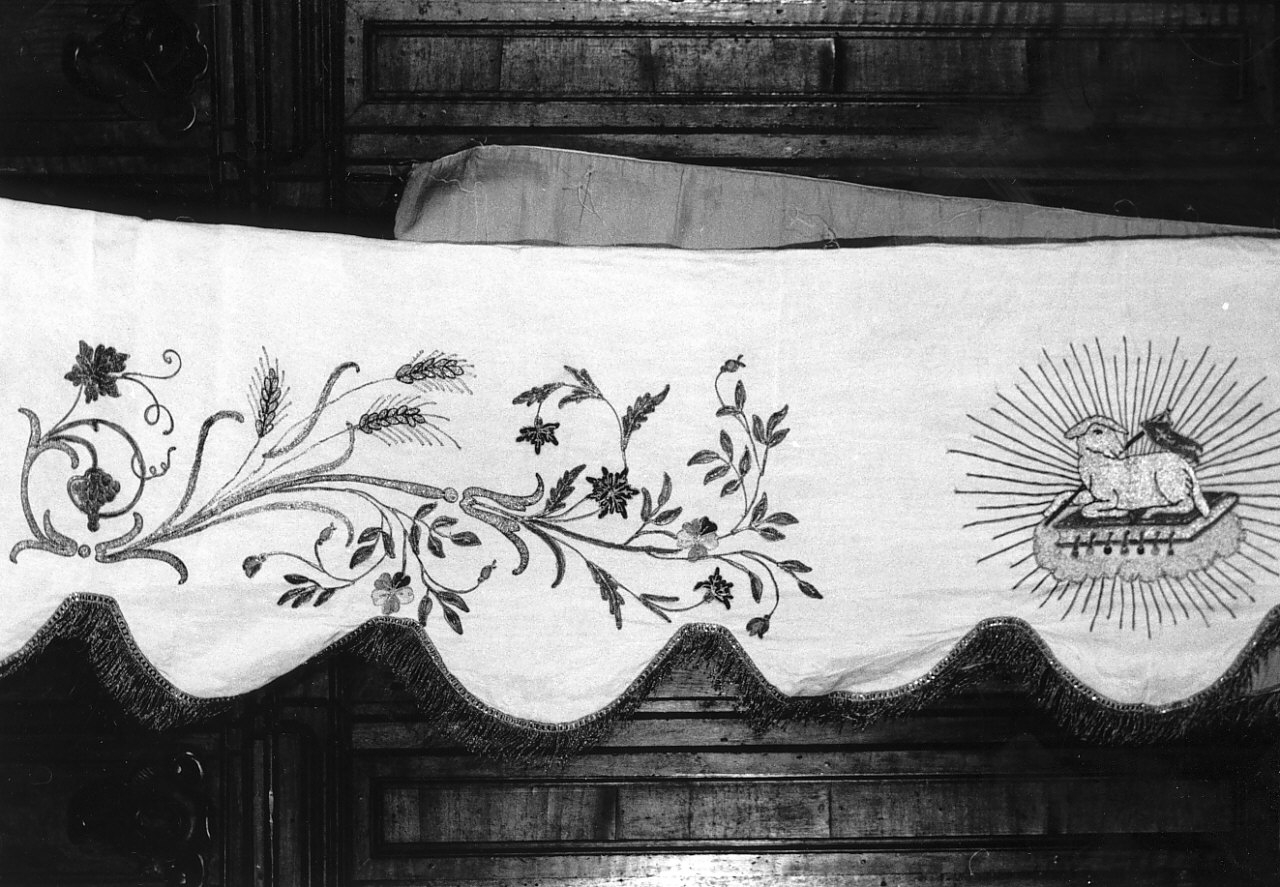 tovaglia d'altare, opera isolata - manifattura calabrese (sec. XIX)