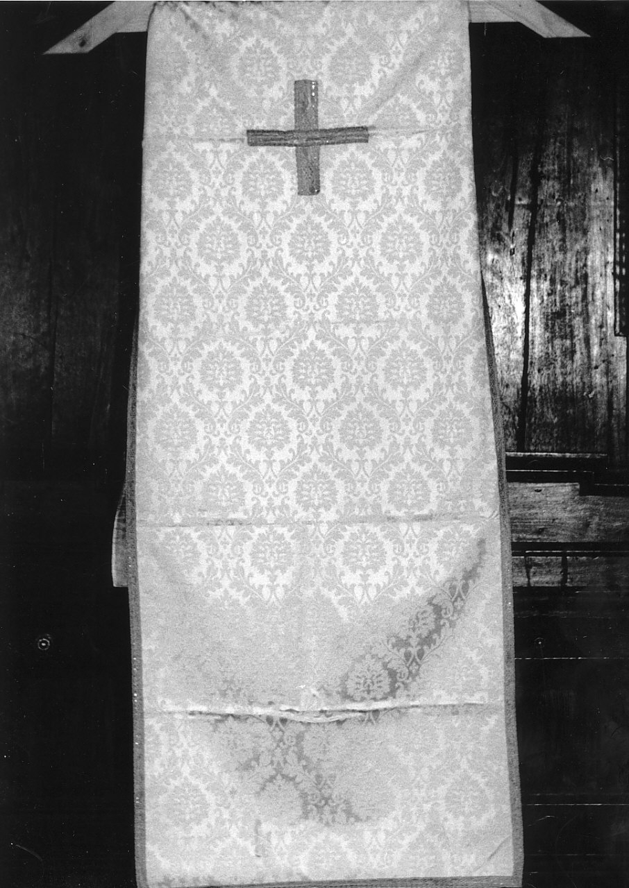 velo omerale, opera isolata - manifattura Italia meridionale (sec. XIX)