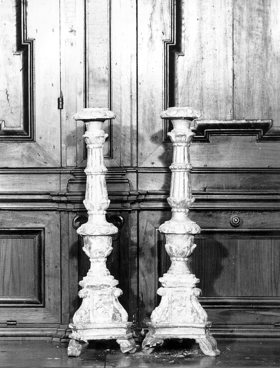 candelabro, serie - bottega calabrese (sec. XVIII)