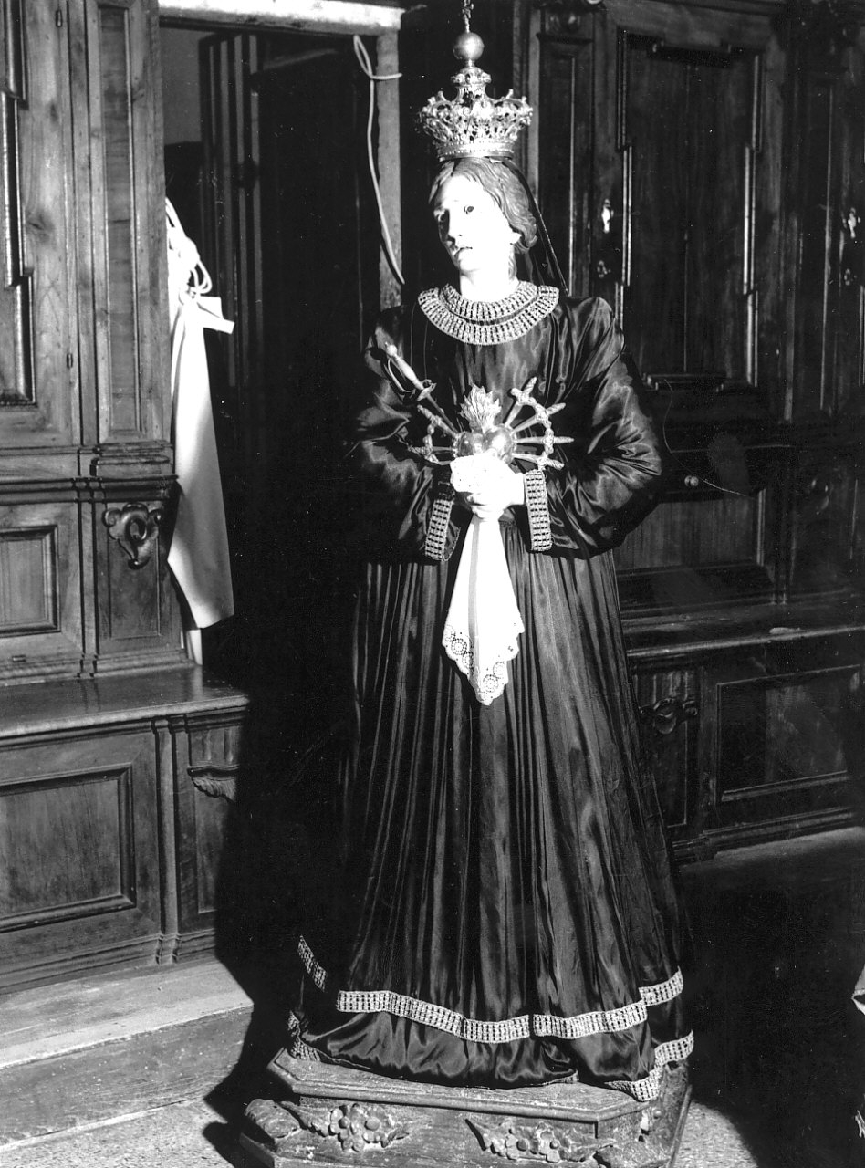 Madonna Addolorata (manichino, opera isolata) - bottega calabrese (sec. XIX)