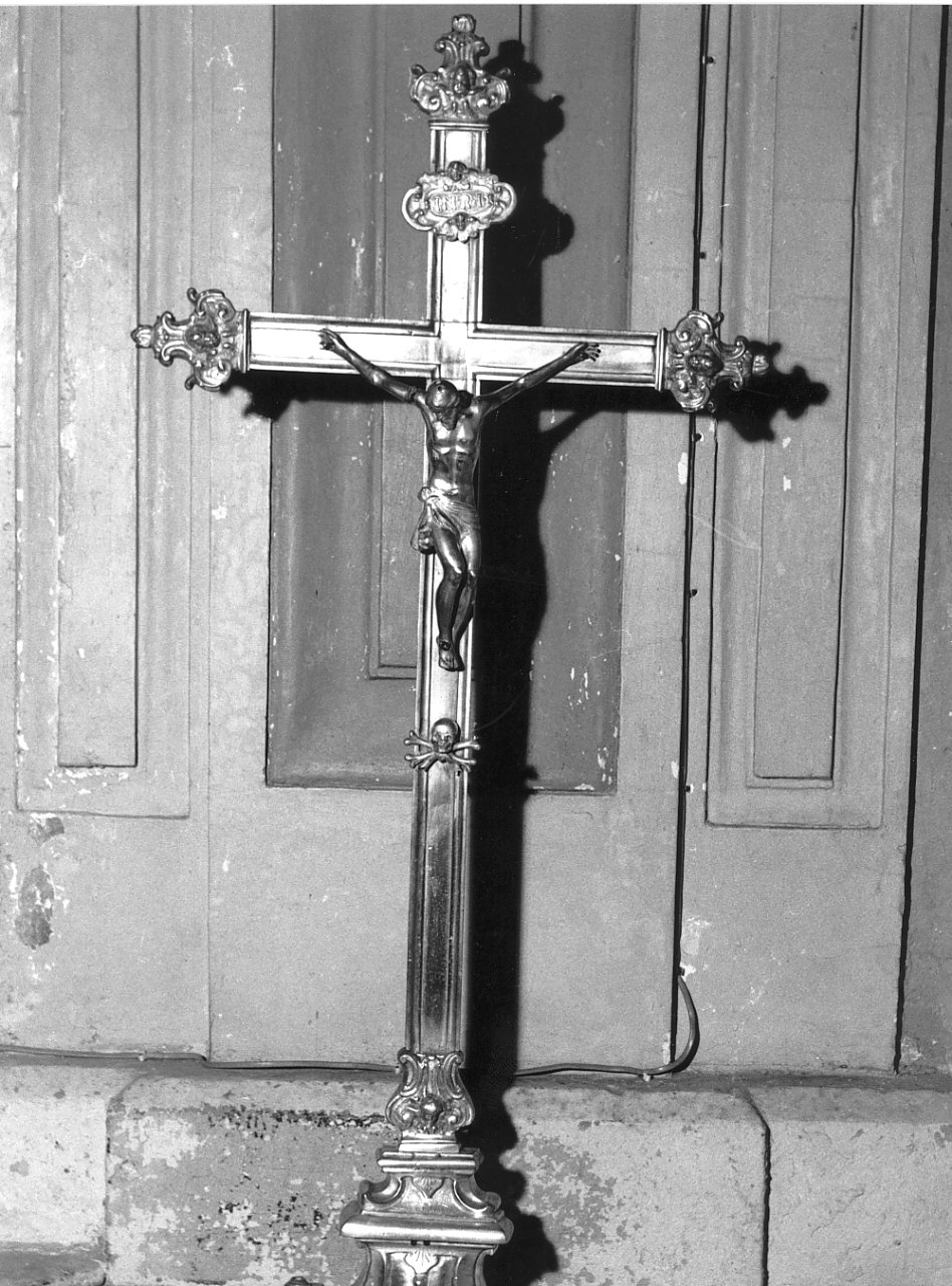 croce d'altare, opera isolata - bottega calabrese (sec. XVIII)