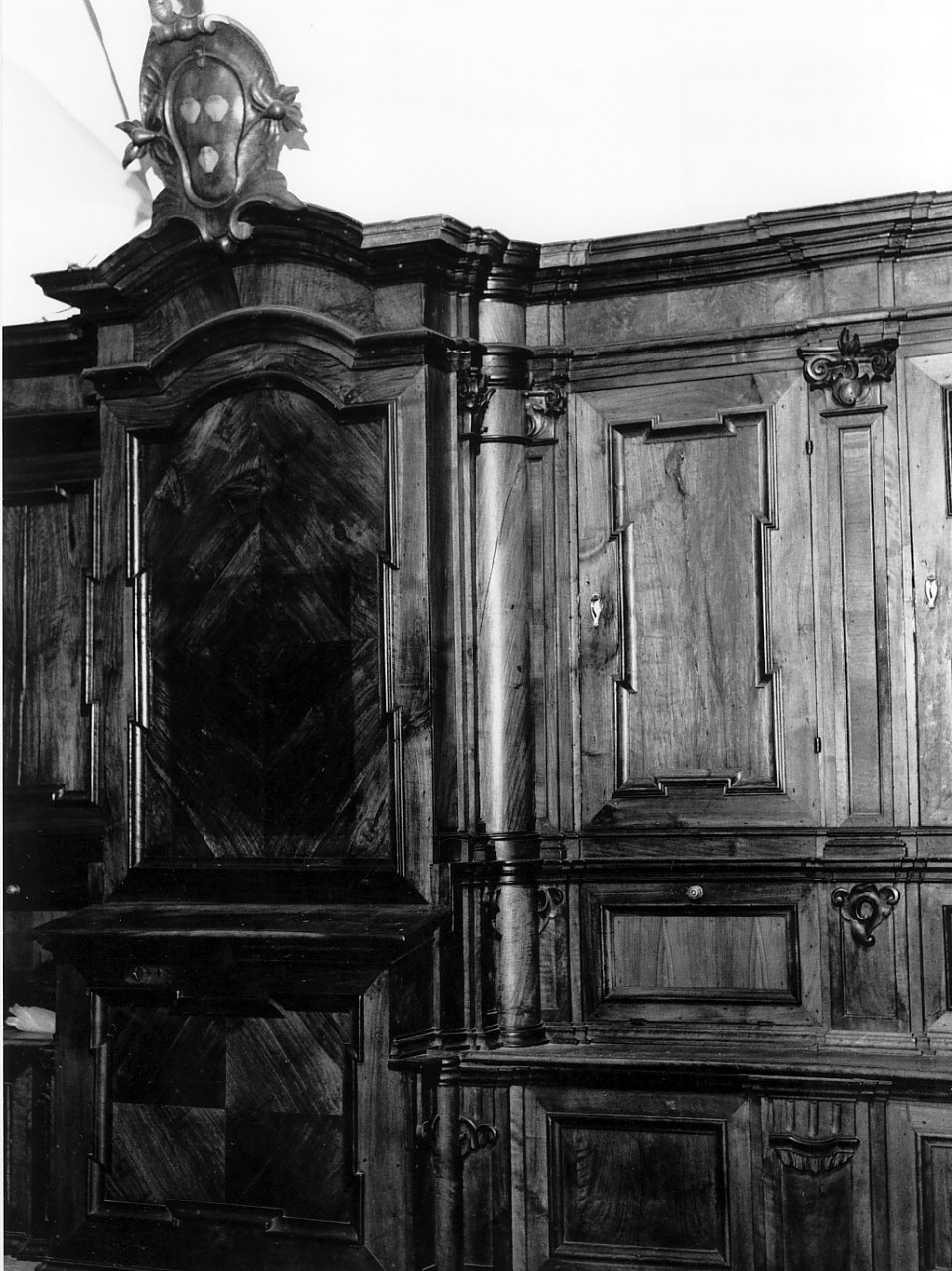 mobile da sacrestia, opera isolata - bottega calabrese (seconda metà sec. XVIII)