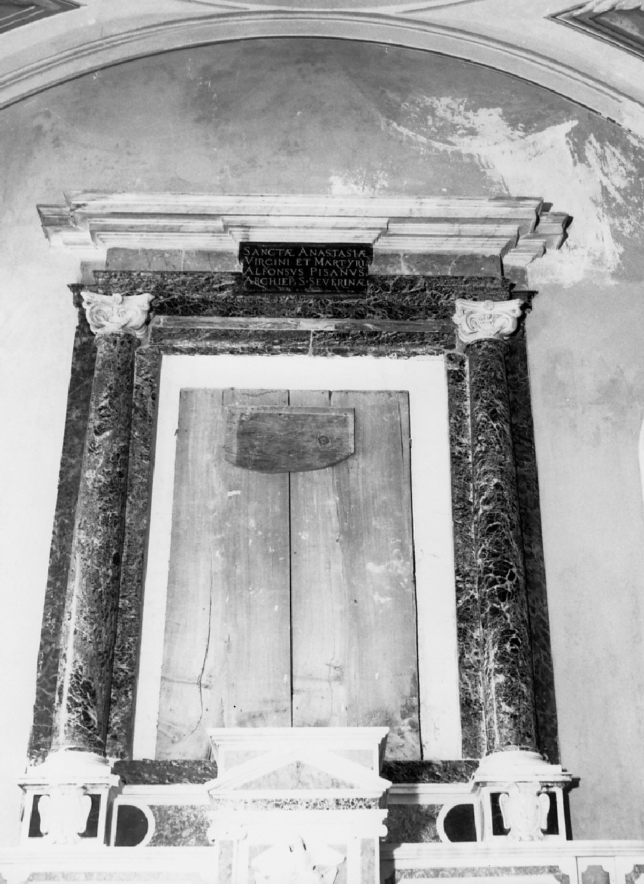 mostra d'altare, opera isolata - bottega calabrese (sec. XVIII)