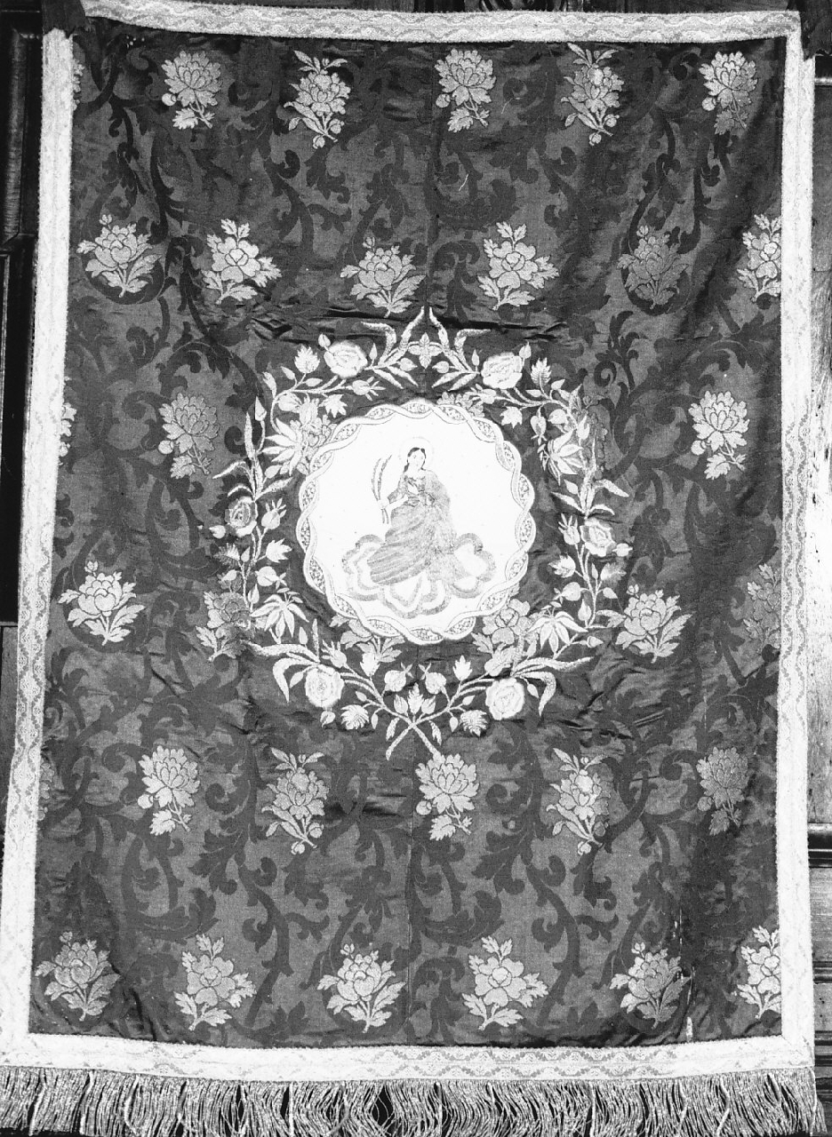 Sant'Anastasia (stendardo processionale, opera isolata) - manifattura calabrese (sec. XIX)