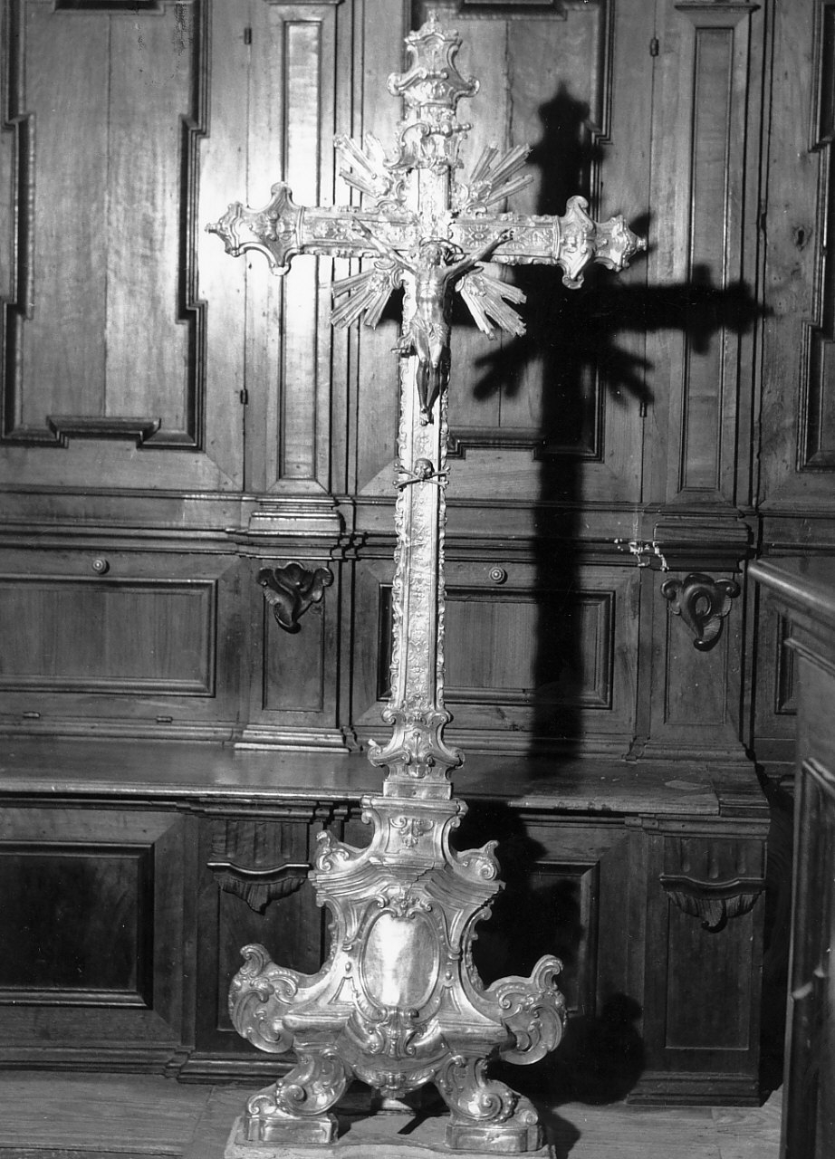croce d'altare, opera isolata - bottega napoletana (sec. XVIII)