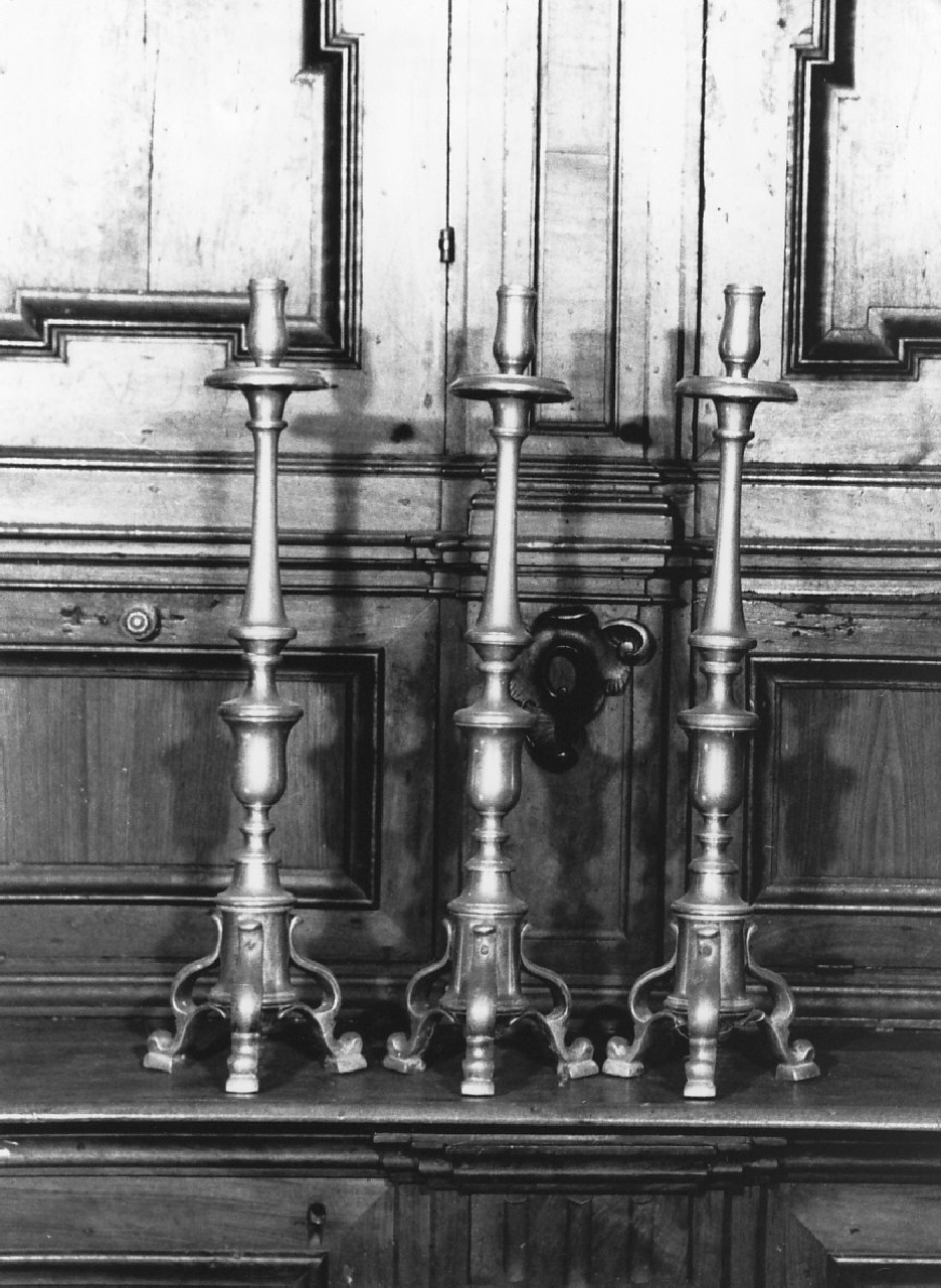 candelabro, serie - bottega calabrese (sec. XIX)