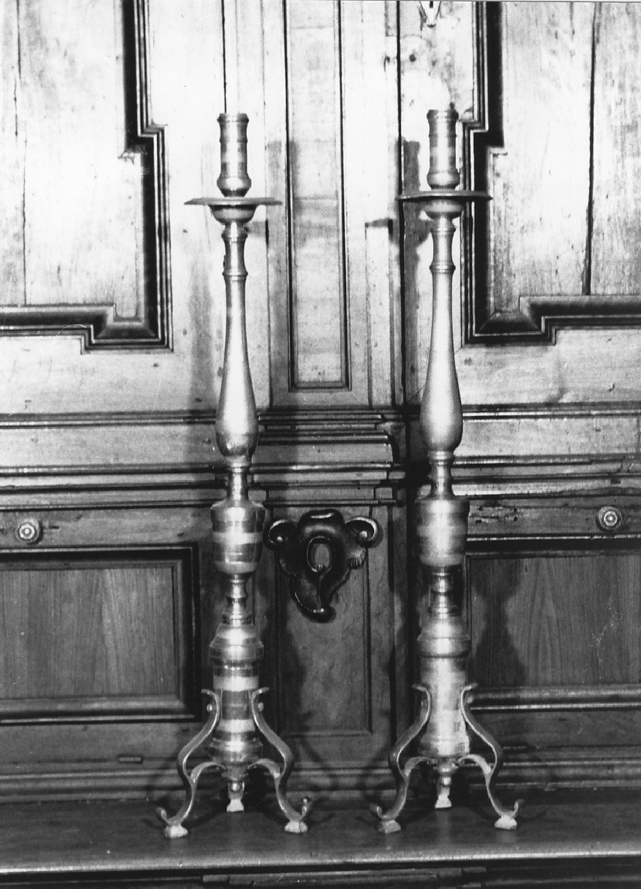 candelabro, serie - bottega calabrese (sec. XIX)