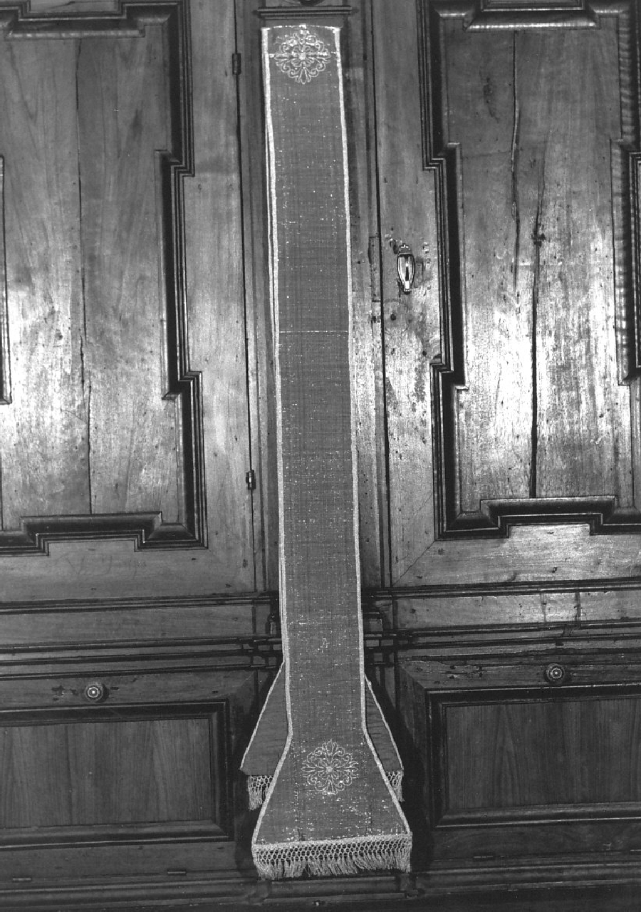 stola, opera isolata - manifattura Italia meridionale (fine/inizio secc. XVIII/ XIX)