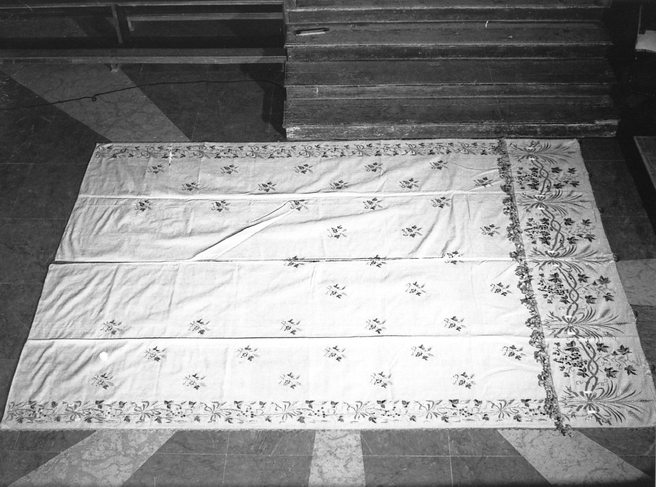 copertura del faldistorio, opera isolata - manifattura napoletana (prima metà sec. XIX)