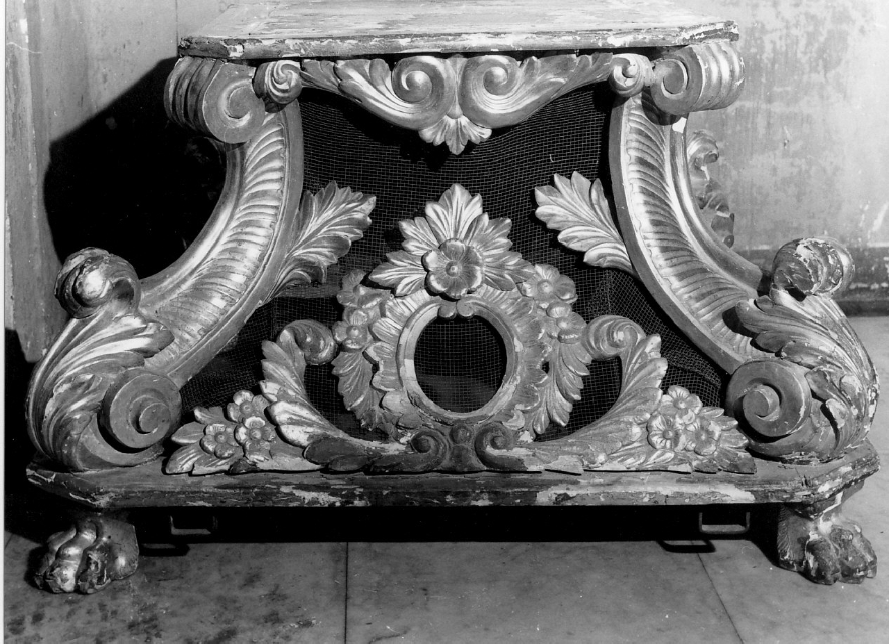 base processionale, opera isolata - bottega Italia meridionale (fine sec. XVIII)