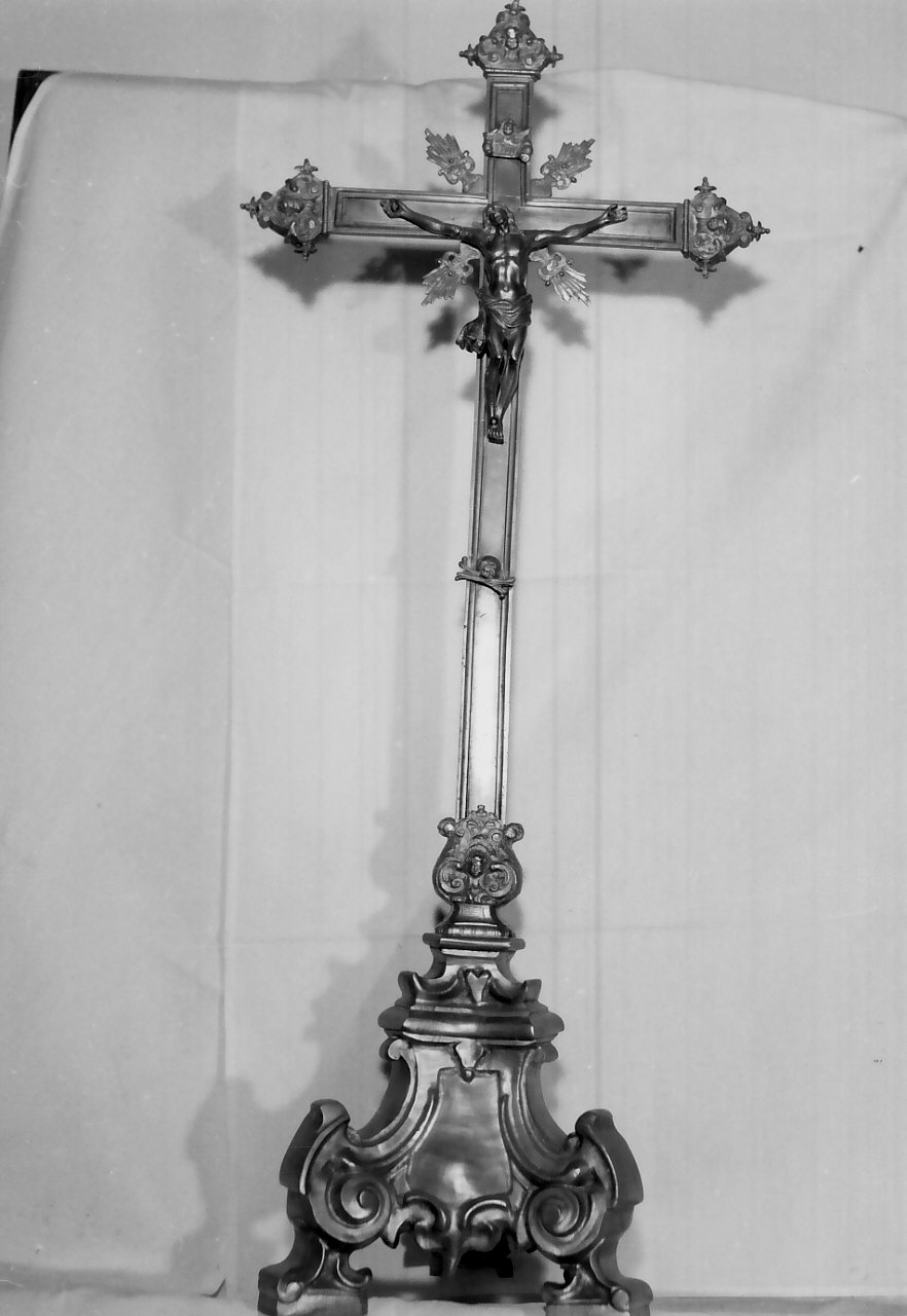 croce d'altare, opera isolata - manifattura Italia meridionale (fine sec. XVIII)