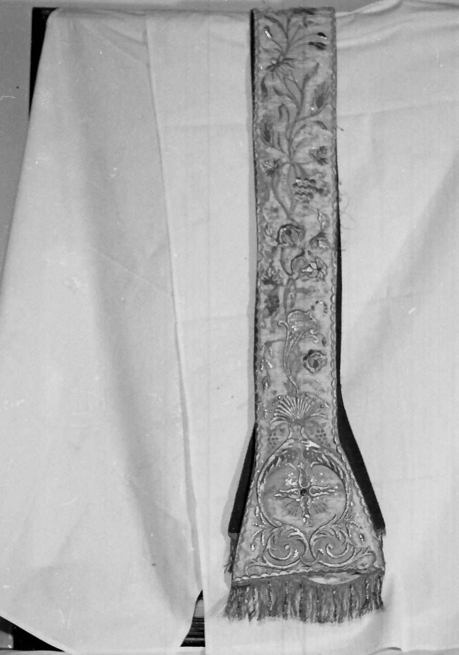 stola, opera isolata - manifattura Italia meridionale (prima metà sec. XX)