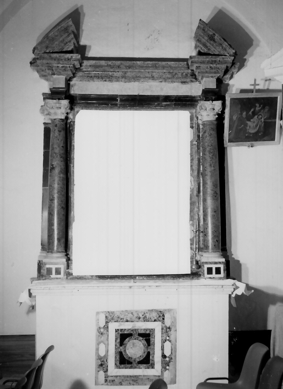 altare, opera isolata - bottega Italia meridionale (fine sec. XVIII)