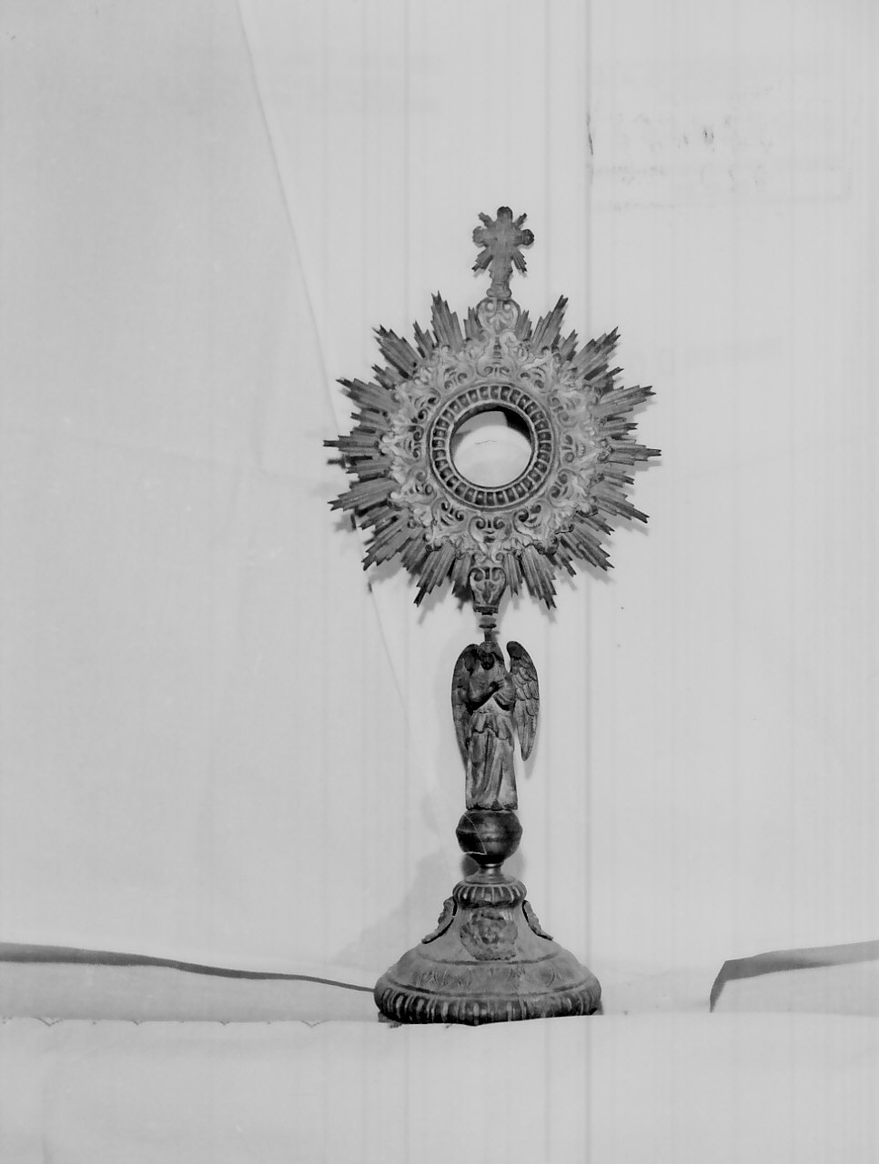 ostensorio - a raggiera, opera isolata - bottega calabrese (inizio sec. XX)