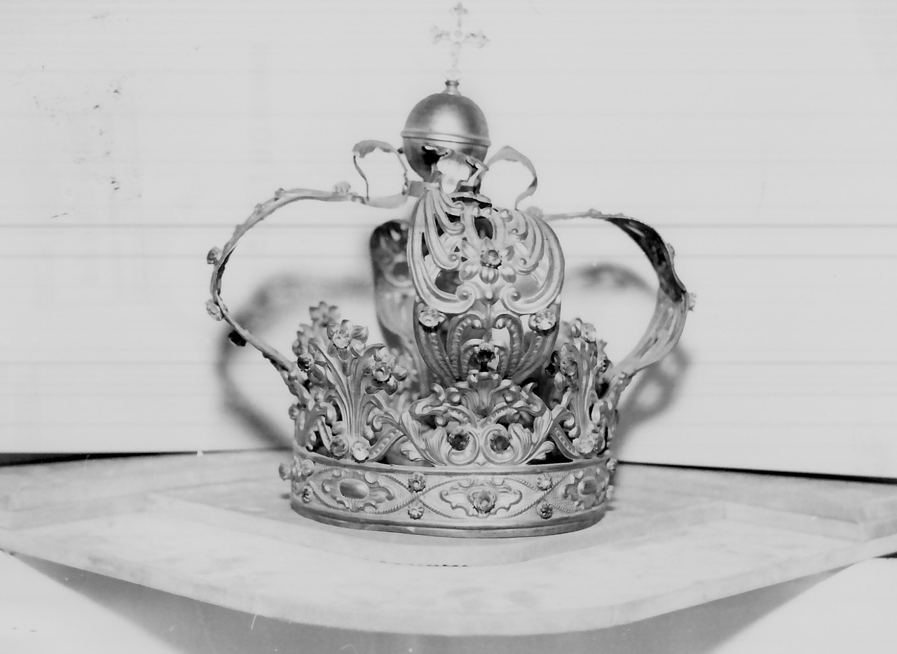 corona da statua, opera isolata - bottega calabrese (prima metà sec. XX)