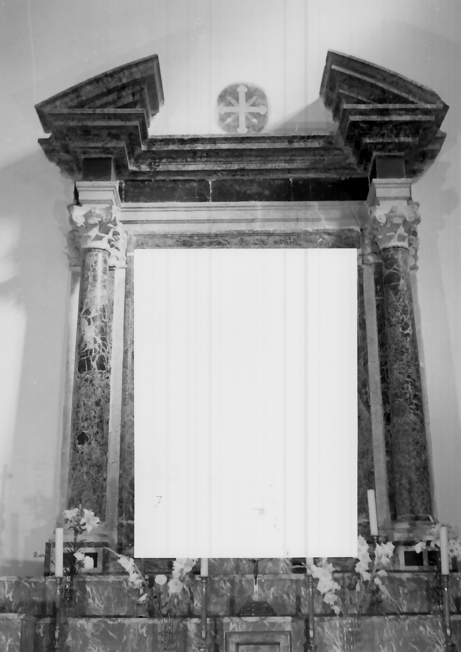 mostra d'altare, opera isolata - bottega Italia meridionale (fine/inizio secc. XVIII/ XIX)