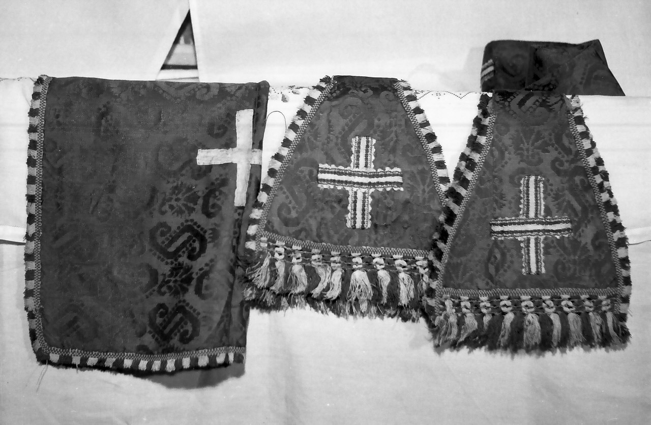 stola, opera isolata - manifattura calabrese (fine/inizio secc. XVIII/ XIX)