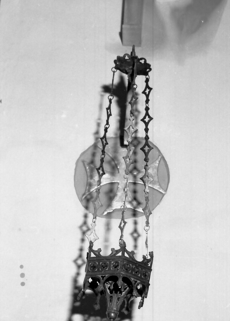 lampada del SS. Sacramento, opera isolata - bottega calabrese (prima metà sec. XX)