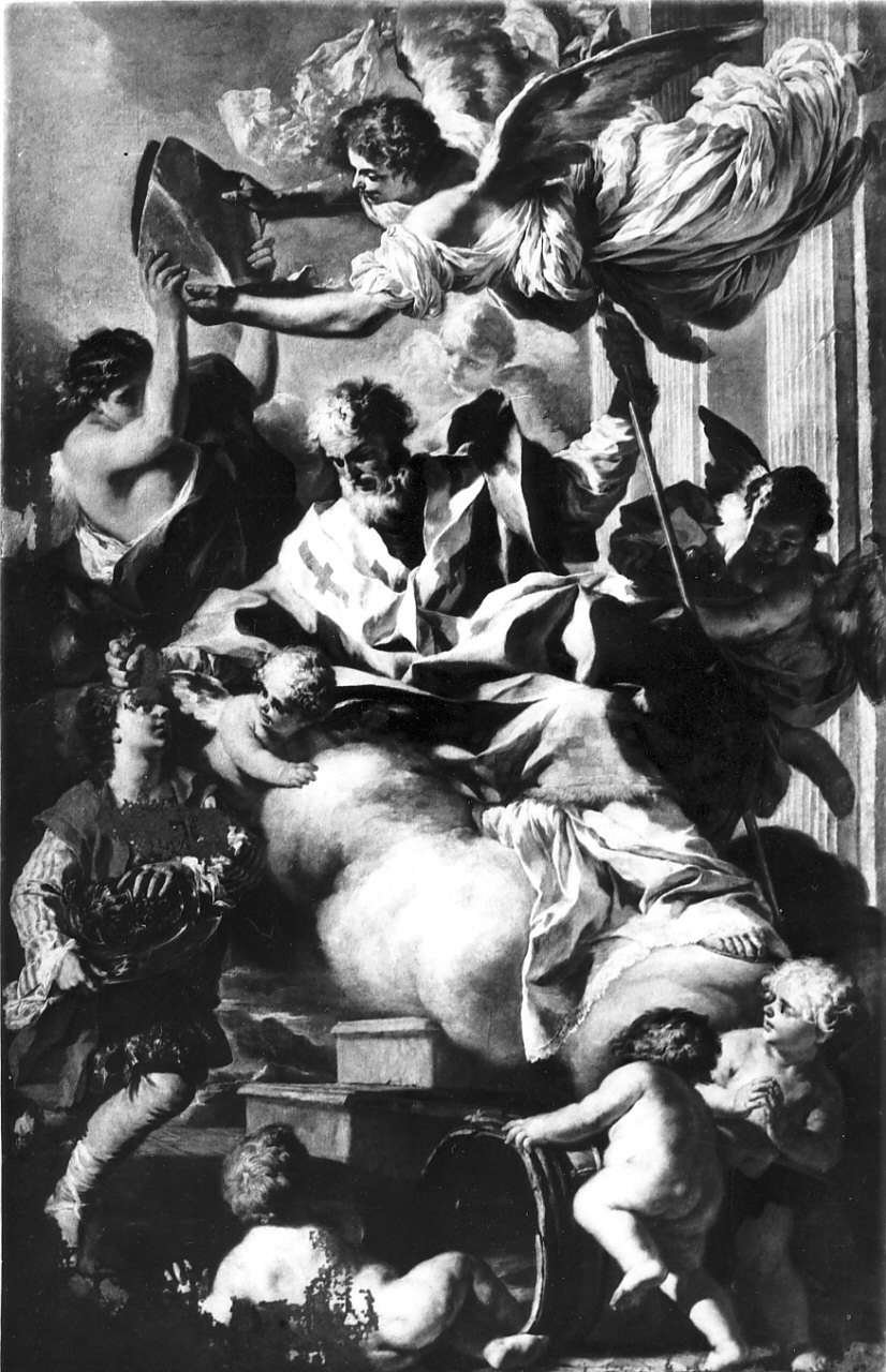 San Nicola di Bari salva il fanciullo coppiere (dipinto, opera isolata) di Solimena Francesco (sec. XVIII)