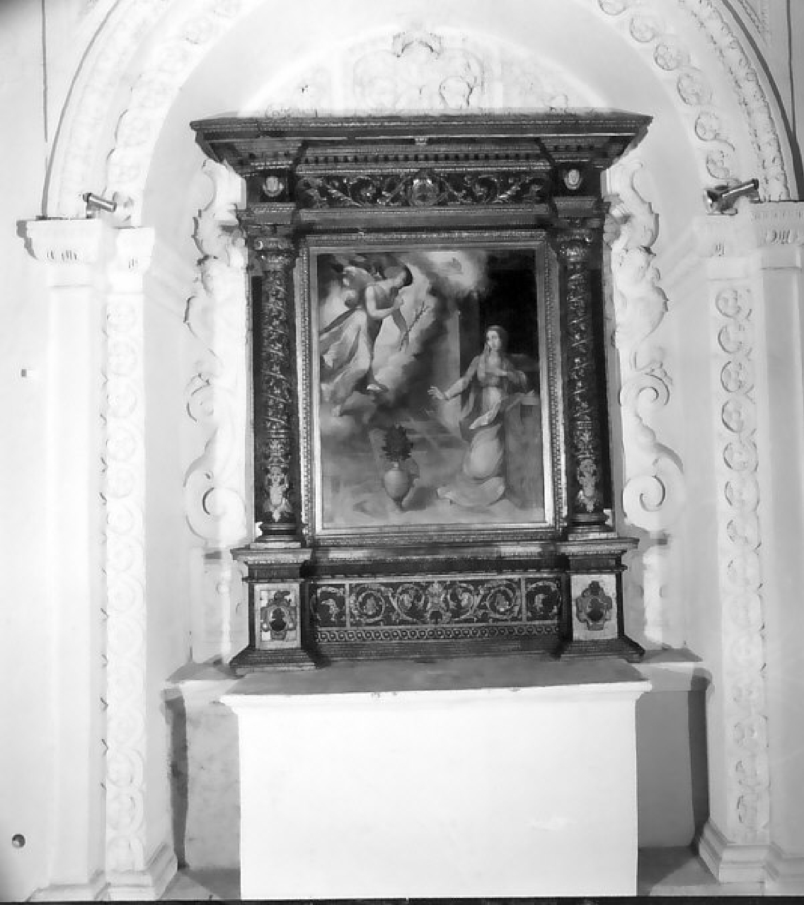 Annunciazione (pala d'altare, opera isolata) - ambito Italia meridionale (sec. XVI)