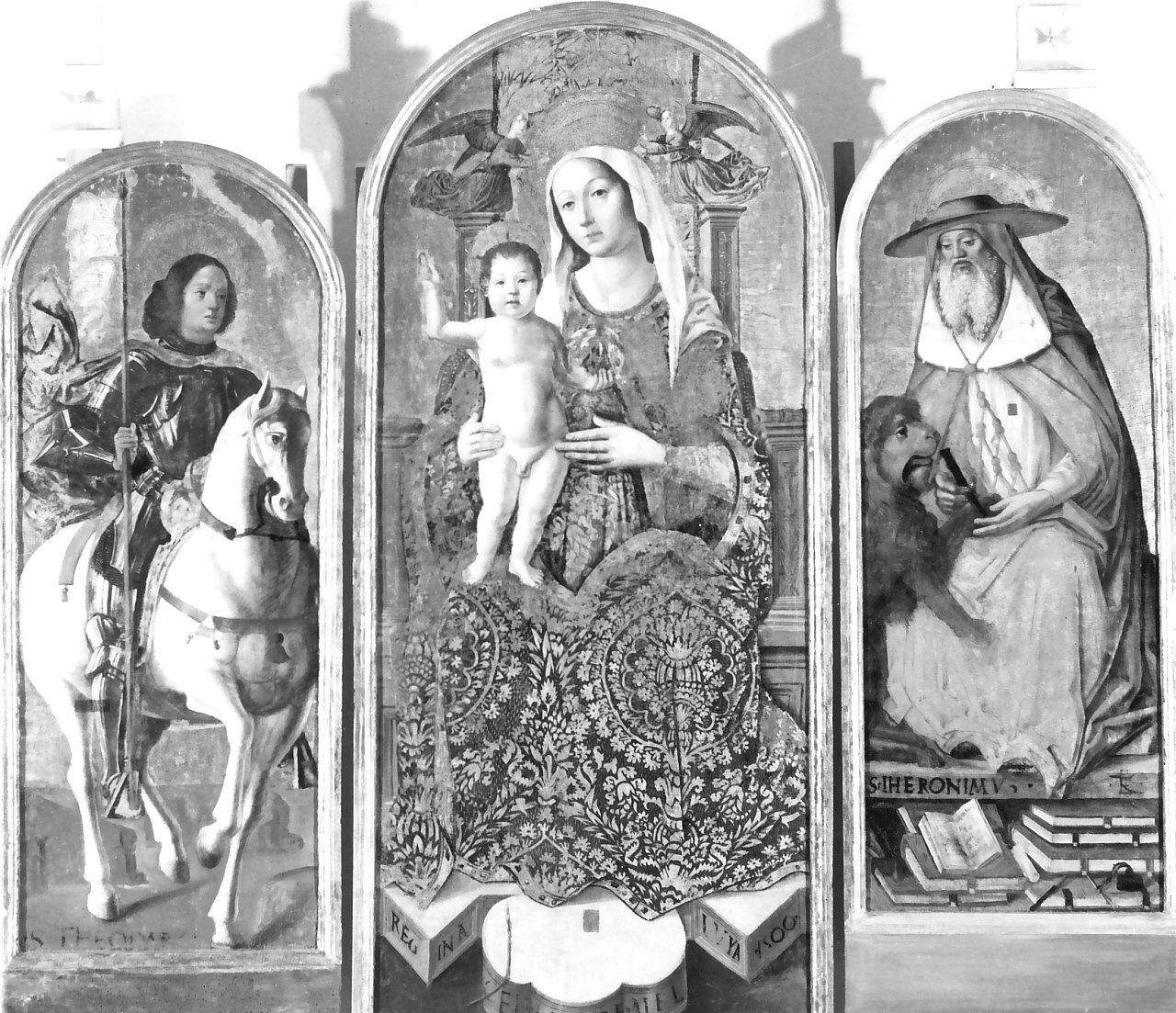 Madonna con Bambino e Santi (trittico) di Befulco Pietro (sec. XVI)