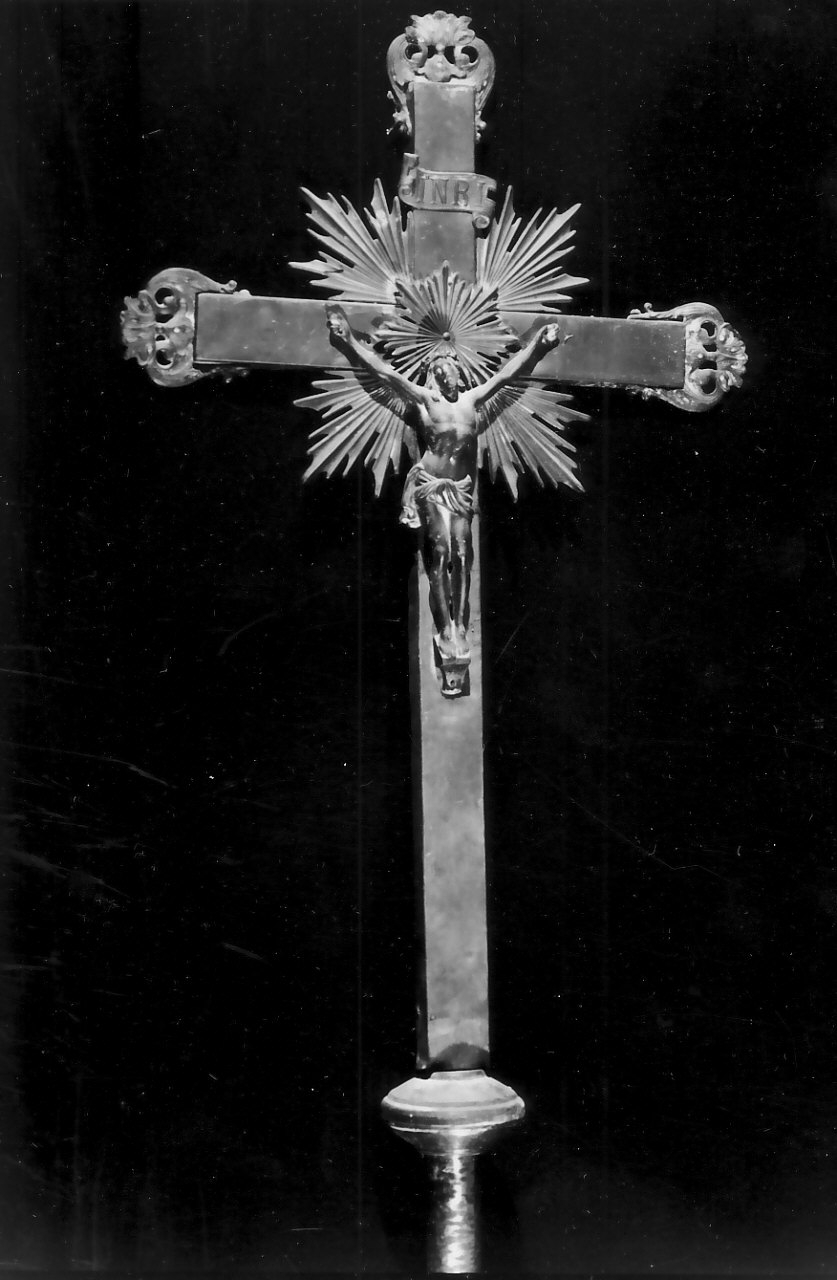 croce processionale - bottega Italia meridionale (fine sec. XIX)