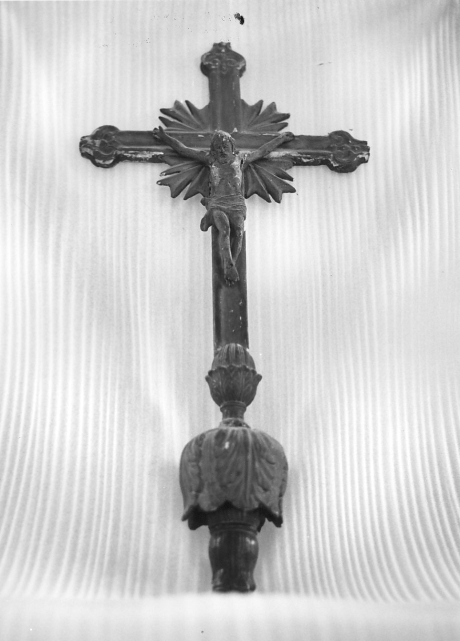 croce processionale - bottega Italia meridionale (sec. XVIII)
