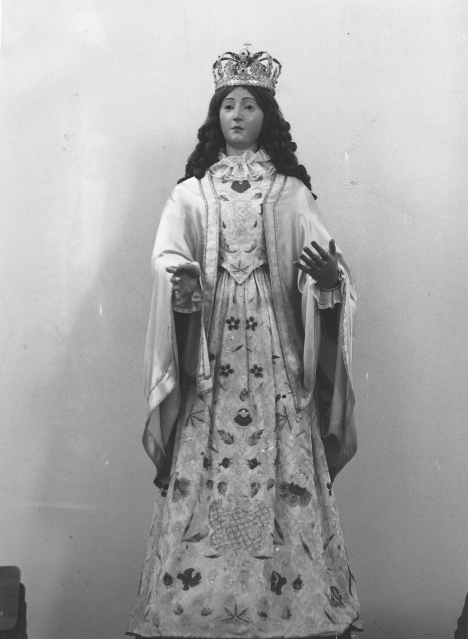 Madonna (manichino, opera isolata) - bottega Italia meridionale (sec. XIX)
