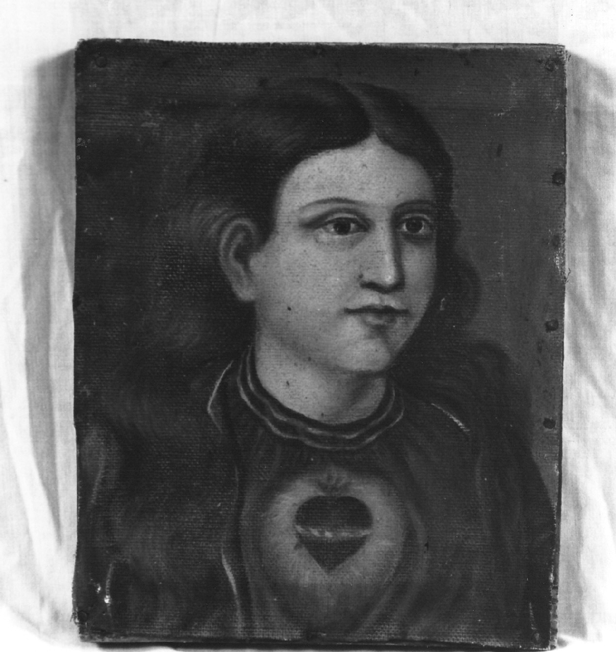 Sacro Cuore di Maria (dipinto, opera isolata) - ambito calabrese (sec. XIX)