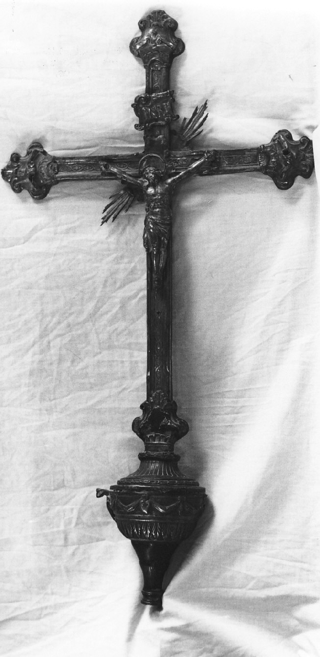 croce processionale - bottega Italia meridionale (sec. XIX)