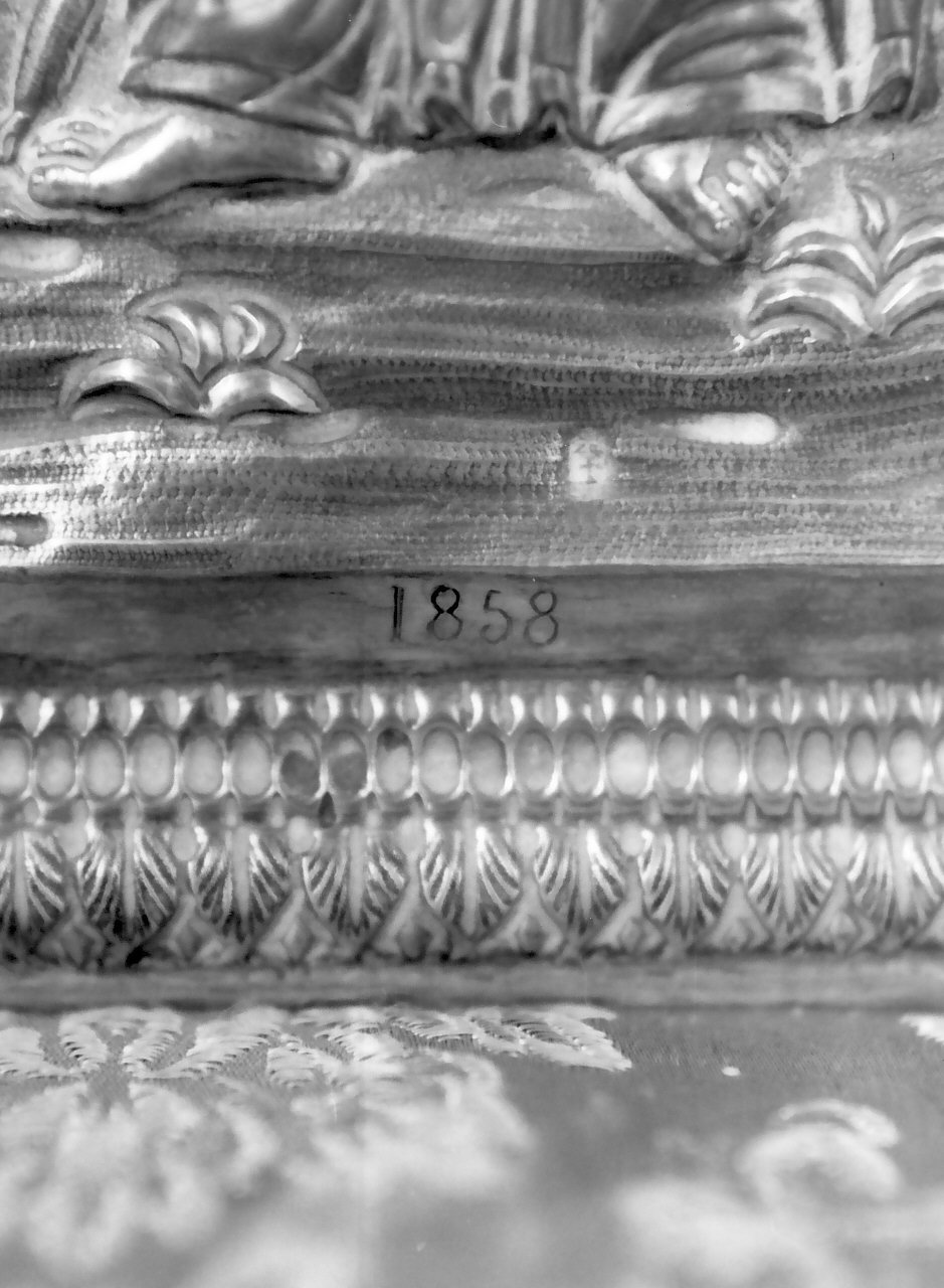 sportello di tabernacolo, elemento d'insieme - bottega Italia meridionale (sec. XIX)