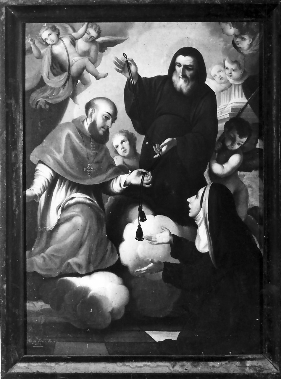 San Francesco di Paola e Santi (dipinto, opera isolata) - ambito Italia meridionale (sec. XVIII)