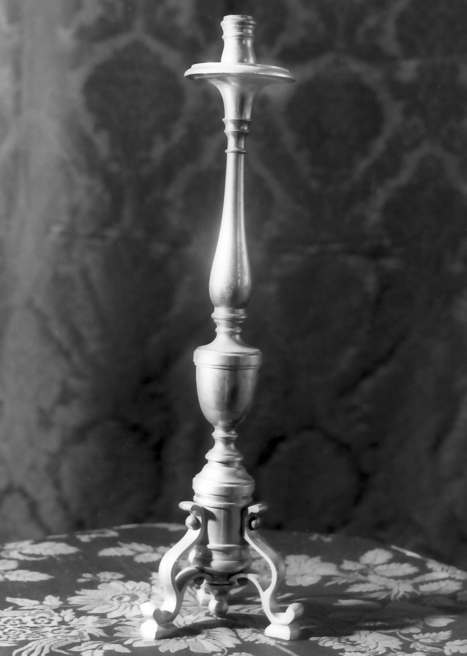 candelabro, serie - bottega serrese (sec. XIX)