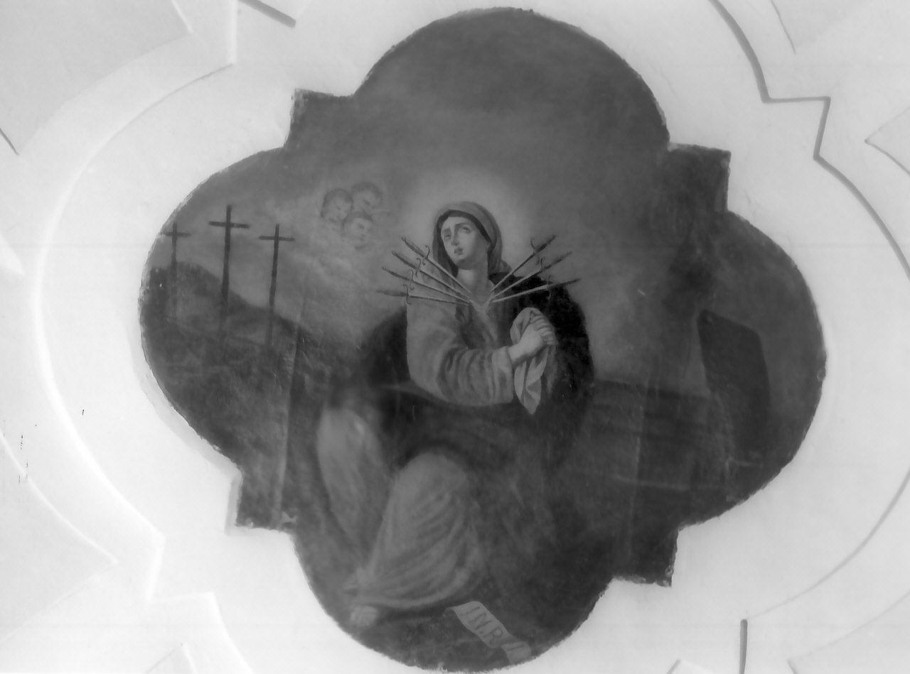 Madonna Addolorata (dipinto, opera isolata) - ambito calabrese (fine/inizio secc. XVIII/ XIX)