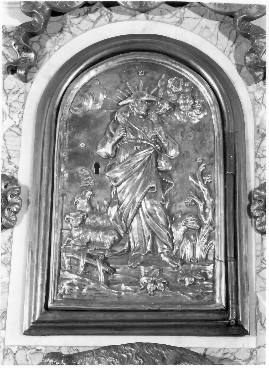 sportello di tabernacolo, opera isolata - bottega napoletana (inizio sec. XX)