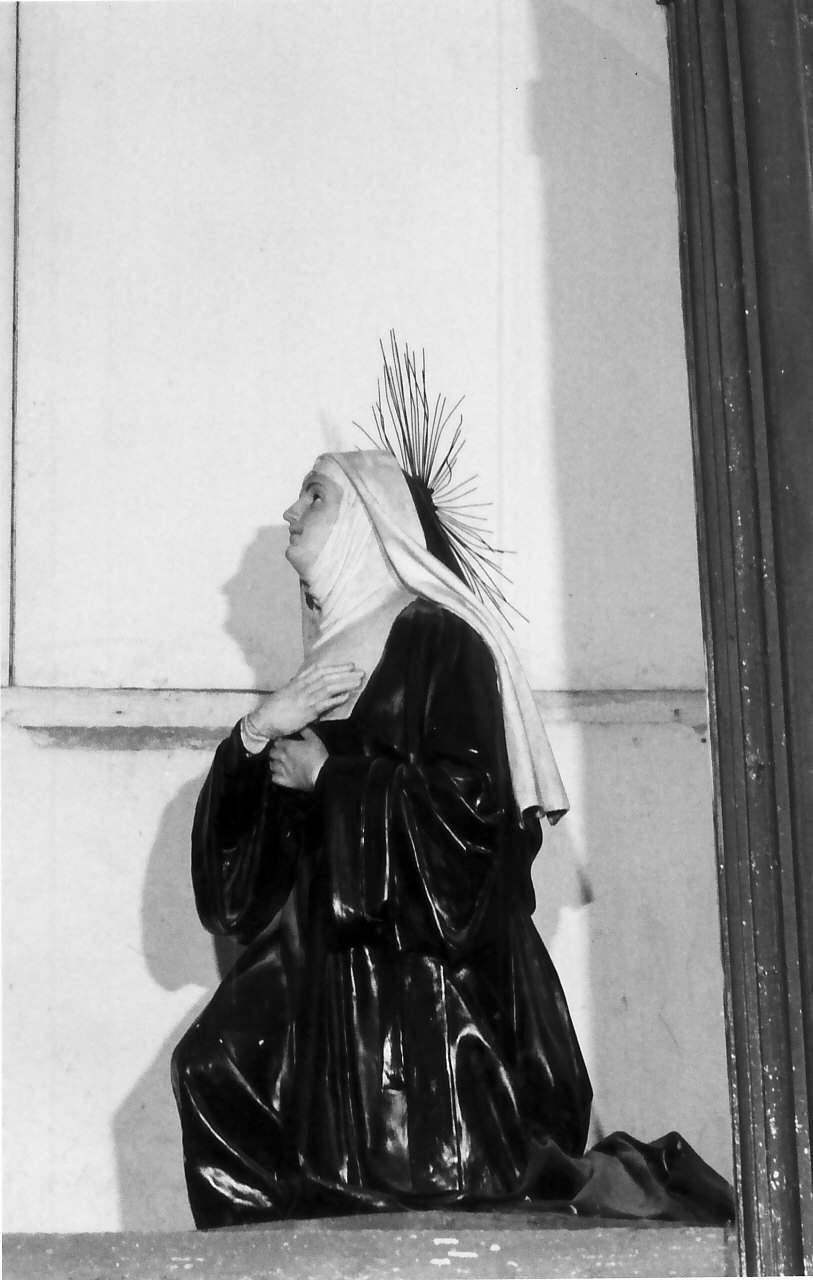 Santa Margherita Maria Alacoque (statua, elemento d'insieme) - bottega Italia meridionale (fine sec. XIX)