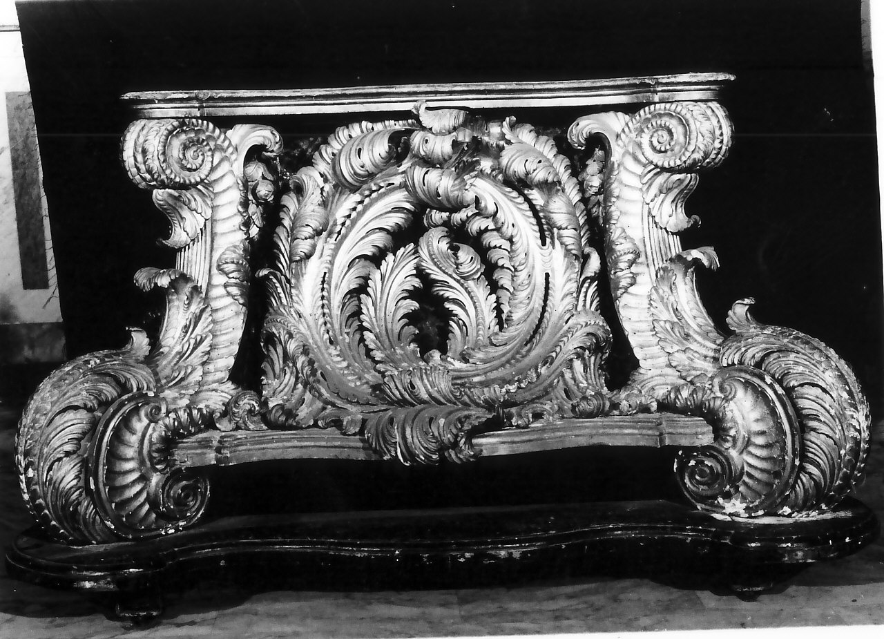 base processionale, opera isolata di Barillari Domenico (prima metà sec. XIX)