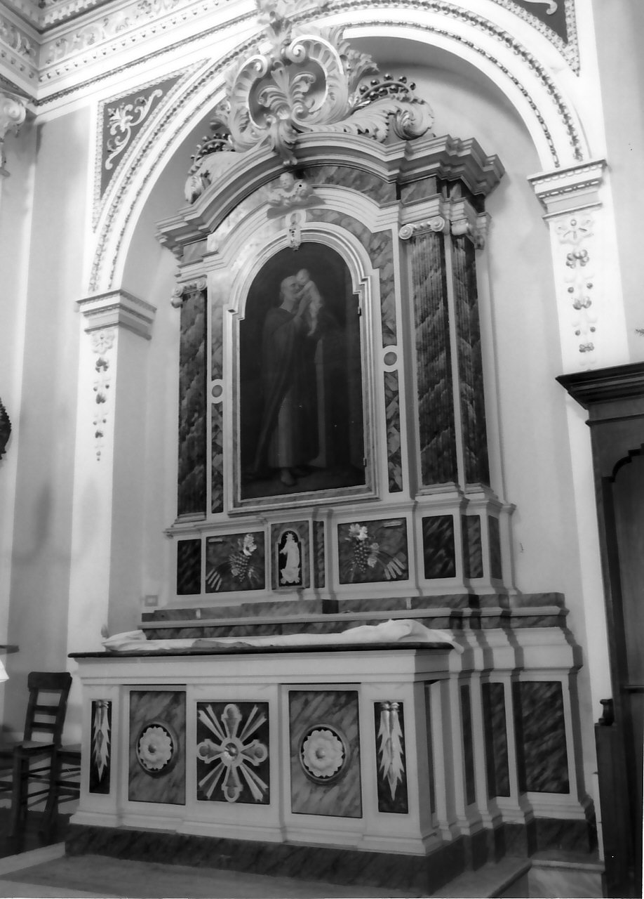 altare, serie - bottega serrese (inizio sec. XIX)